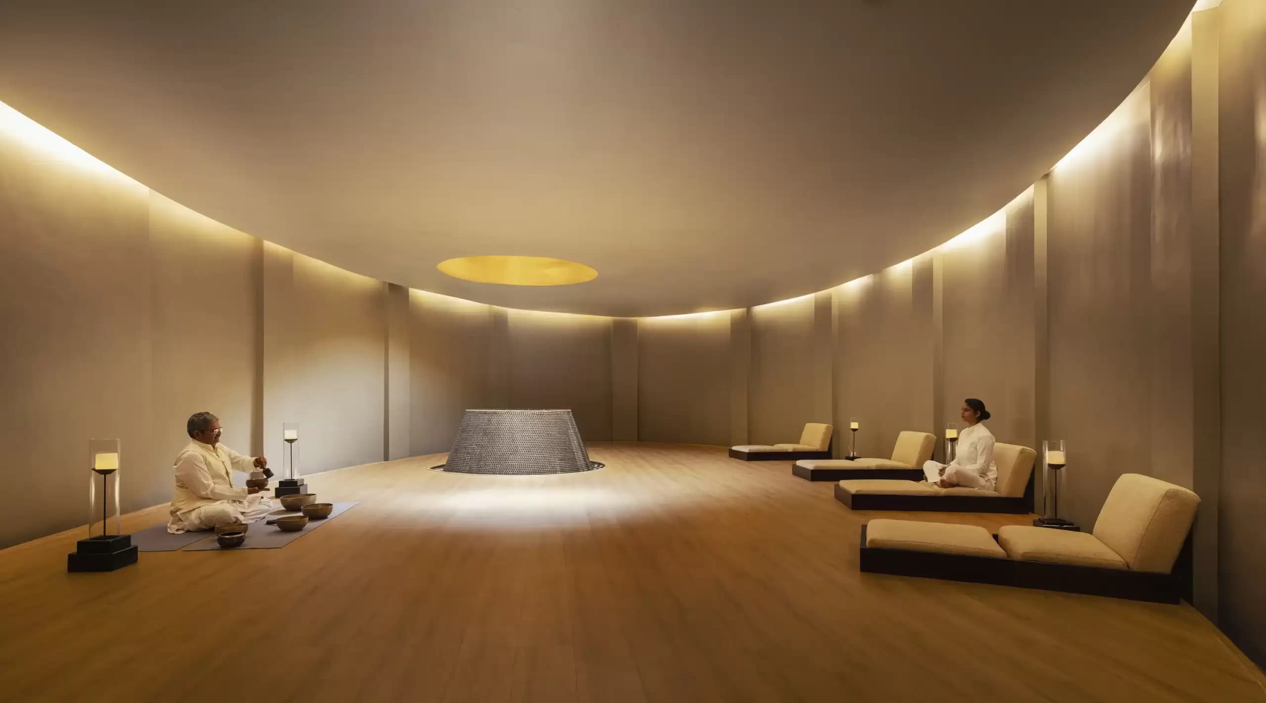 Dharana at Shillim - Meditation room with circular design